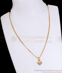 Sleeky Gold Plated Pendant Chain Daily Use Jewelry SMDR2162 Sleeky Gold Plated Pendant Chain Daily Use Jewelry SMDR2162