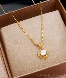 Artificial Diamond Pendant Chain For College Use SMDR2164