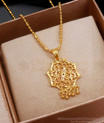 Latest Gold Pendant Chain Hexagon Designs SMDR2176 Latest Gold Pendant Chain Hexagon Designs SMDR2176