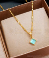 Rare Aqua Blue Stone Pendant Gold Chains Collections SMDR2180 Rare Aqua Blue Stone Pendant Gold Chains Collections SMDR2180