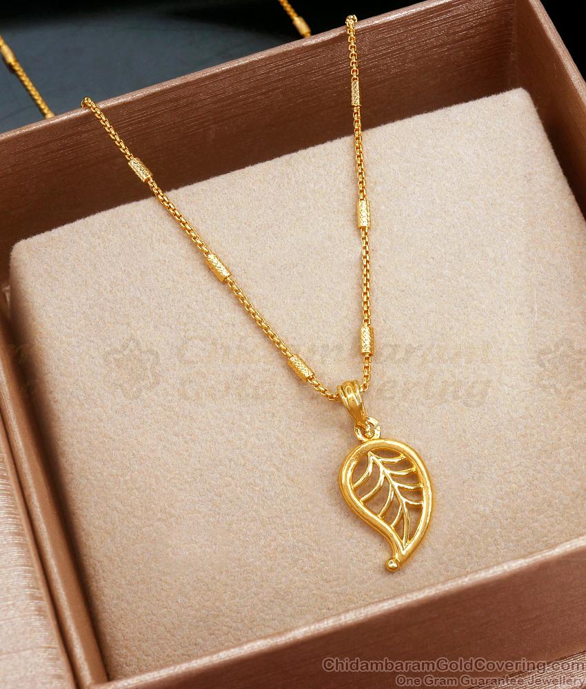 Plain Leaf Design Gold Imitation Dollar Chains SMDR2182 Plain Leaf Design Gold Imitation Dollar Chains SMDR2182