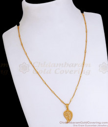 Plain Leaf Design Gold Imitation Dollar Chains SMDR2182 Plain Leaf Design Gold Imitation Dollar Chains SMDR2182