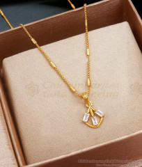 Elegant Daily Wear Gold Pendant Chains Shop Online SMDR2183 Elegant Daily Wear Gold Pendant Chains Shop Online SMDR2183