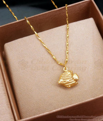 3D Fish Pendant Gold Chains For Girls SMDR2203 3D Fish Pendant Gold Chains For Girls SMDR2203