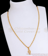 Office Wear Gold Plated Pendant Chain Designs SMDR2215 Office Wear Gold Plated Pendant Chain Designs SMDR2215