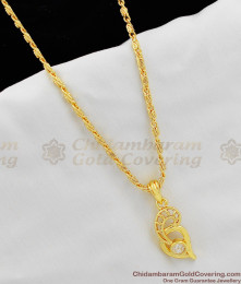 Classic White Crystal Stone Gold Pendant SMDR222 Classic White Crystal Stone Gold Pendant SMDR222