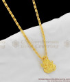 Vinayagar Pure Gold Pendant Short Chain SMDR225