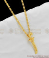 Bahubali Sword Design Gold Pendant Short Chain SMDR226
