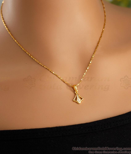 Gold chain for college girls outlet