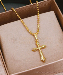 Buy Plain Cross Pendants Online 1 Gram Gold Jewellery SMDR2349 Buy Plain Cross Pendants Online 1 Gram Gold Jewellery SMDR2349