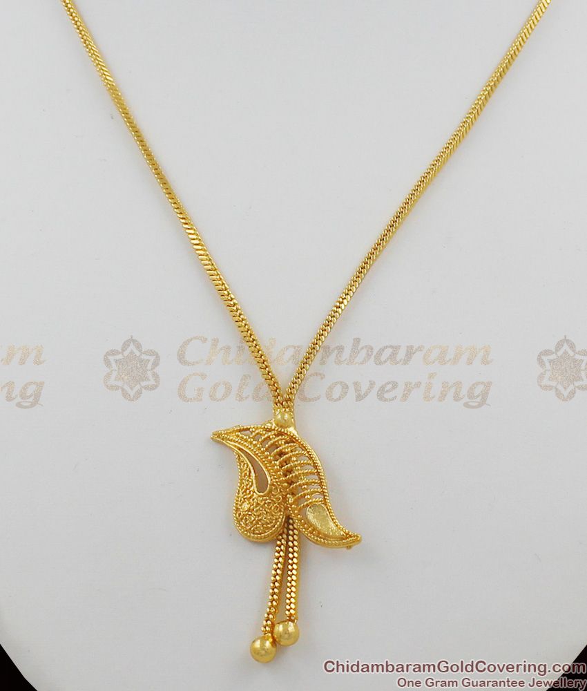 Attractive Design Gold Pendant Chain Lovers Gift For Daily Use SMDR244