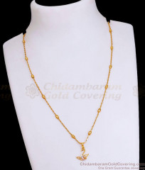 Attractive Small Swan Pendant Diamond Necklace For Girls SMDR2442 Attractive Small Swan Pendant Diamond Necklace For Girls SMDR2442