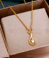New Model Gold Ad Stone Pendant Chain For College Wear SMDR2506 New Model Gold Ad Stone Pendant Chain For College Wear SMDR2506