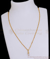 Light Weight Gold Plated Chain With Ad Stone Pendant For Girls SMDR2522 Light Weight Gold Plated Chain With Ad Stone Pendant For Girls SMDR2522