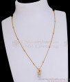 Single Diamond Stone Butterfly Gold Pendant Chain Online SMDR2529