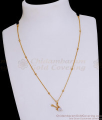 Cute Guitar Shaped White Stone Pendant Gold Chain Online SMDR2531 Cute Guitar Shaped White Stone Pendant Gold Chain Online SMDR2531