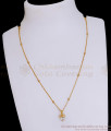 Light Weight Gold Plated Ad Stone Pendant Chain For Girls SMDR2535 Light Weight Gold Plated Ad Stone Pendant Chain For Girls SMDR2535