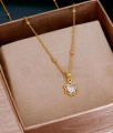 Buy White Ad Stone Star Pendant With Thin Gold Chain SMDR2538 Buy White Ad Stone Star Pendant With Thin Gold Chain SMDR2538