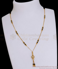 Stylish Black Beaded Gold Plated Mangalsutra With Ball Pendant SMDR2545 Stylish Black Beaded Gold Plated Mangalsutra With Ball Pendant SMDR2545