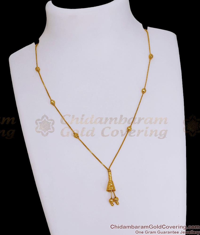 Plain One Gram Gold Modern Mangalsutra Women Fashion Jewelry SMDR2567 Plain One Gram Gold Modern Mangalsutra Women Fashion Jewelry SMDR2567