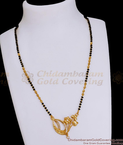 High Quality Micro Gold Plated Modern Mangalsutra For Women SMDR2577