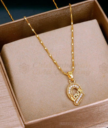 Ad White Stone Love Wording Pendant With Wheat Chain Online SMDR2598