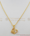 New Arrival Diamond Pattern Butterfly Heart Pendant Chain Lovers Gift SMDR260