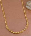 Full Golden Beads Matt Finish Necklace Design Without Stone SMDR2636