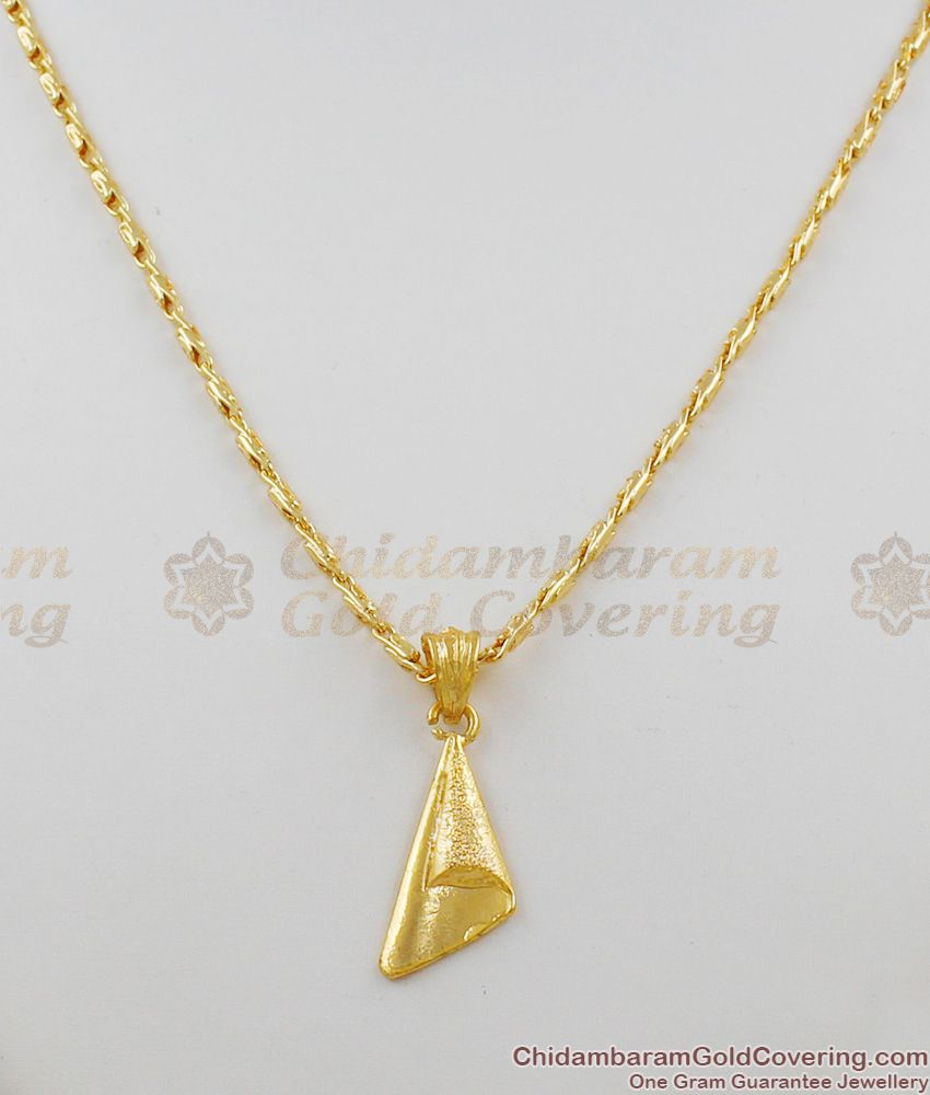 New Arrival Fancy Collection Gold Plated Pendant Short Chain Online SMDR265