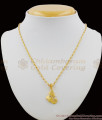 Artistic Leaf Design Gold Pendant Short Chain New Arrival SMDR267