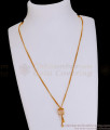 Elegant Geometric Shaped White Stone Pendant With Gold Chain SMDR2676 Elegant Geometric Shaped White Stone Pendant With Gold Chain SMDR2676