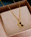 Trendy Butterfly Pendant Black Stone Necklace Design For Daily Use SMDR2696 Trendy Butterfly Pendant Black Stone Necklace Design For Daily Use SMDR2696