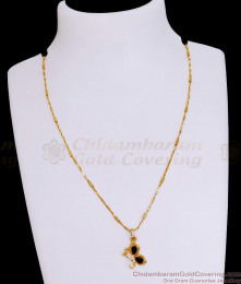 Trendy Butterfly Pendant Black Stone Necklace Design For Daily Use SMDR2696 Trendy Butterfly Pendant Black Stone Necklace Design For Daily Use SMDR2696