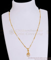 Light Weight 1 Gram Gold Ad Stone Pendant Chain Design With Price Online SMDR2702 Light Weight 1 Gram Gold Ad Stone Pendant Chain Design With Price Online SMDR2702