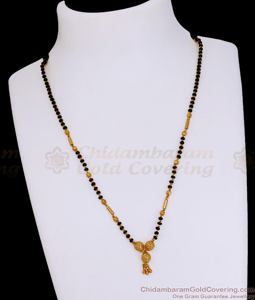 Light Weight Gold Plated Single Line Mangalsutra Collections Online SMDR2708 Light Weight Gold Plated Single Line Mangalsutra Collections Online SMDR2708