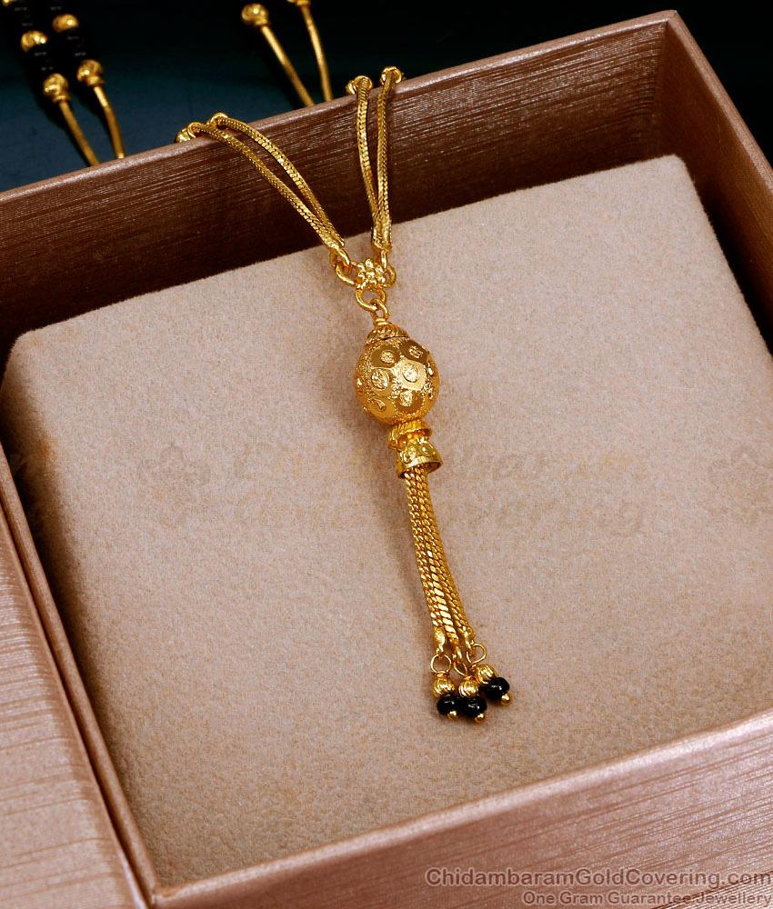 New Arrival Micro Gold Plated Karimani Sara 2 Line Mangalsutra Chain SMDR2714 New Arrival Micro Gold Plated Karimani Sara 2 Line Mangalsutra Chain SMDR2714