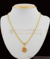 Trendy Design Ruby Stone Gold Pendant Chain Collection For Girls Daily Wear SMDR274 Trendy Design Ruby Stone Gold Pendant Chain Collection For Girls Daily Wear SMDR274