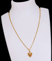 Trendy Multi Color Heart Locket Gold Plated Chain With Price SMDR2755