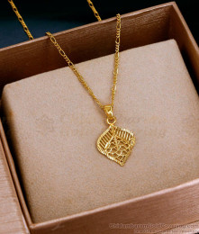 New Arrival Gold Imitation Plain Pendant Chain Collections For Daily Wear SMDR2806