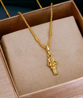 Buy Lord Ganesha Gold Imitation Pendant Chain At Affordable Price Online SMDR2813
