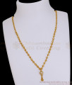 Beautiful White Stone Ball Pendant Gold Mangalsutra Beads Chain Design SMDR2816