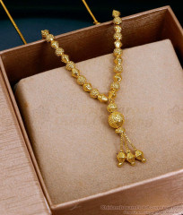 New Arrival Gold Beaded Short Mangalsutra Chain Design Shop Online SMDR2817