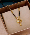 Regular Wear Black Beaded Gold Imitation Modern Mangalsutra Collection SMDR2819
