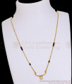 Daily Wear Floral White Stone Pendant Short Mangalsutra Chain Design SMDR2821