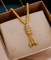 Latest White Stone Gold Beaded Mangalsutra Pendant Chain Online SMDR2822