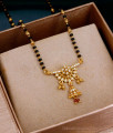 Full White Stone Gold Imitation Mangalsutra Pendant Chain Online SMDR2834