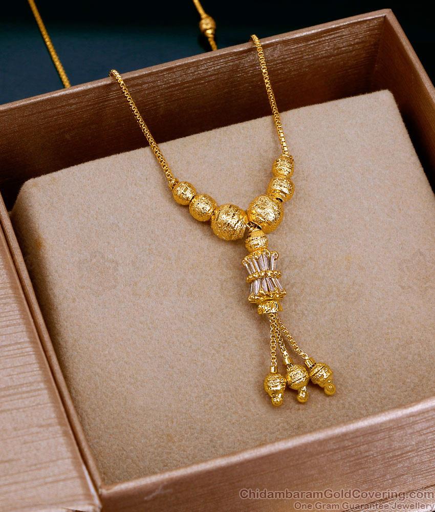 Light Weight Gold Imitation Zircon Stone Pendant Chain Beads Design SMDR2837 Light Weight Gold Imitation Zircon Stone Pendant Chain Beads Design SMDR2837