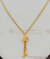 Delightful Gold Flower Droplet Model Pendant Daily Use Chain Collections SMDR284