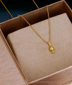 Buy Green Stone Skull Bone Gold Pendant Chain Design Online SMDR2849