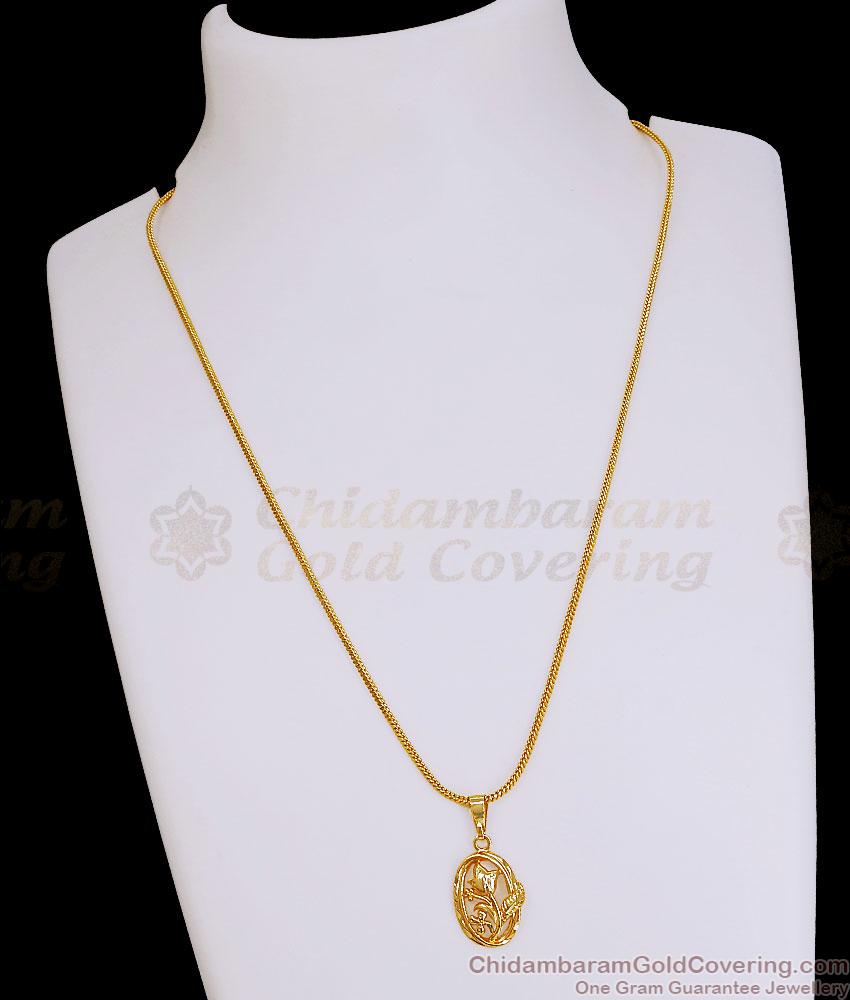 Daily Wear Flower Design Gold Imitation Short Chain Collections SMDR2856